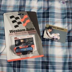 2 pc Darrell Waltrip Nascar stockcar card lot NEW